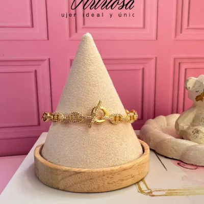 Pulsera en rodio tipo aro